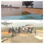 इलिया के खरौझा गांव में हनुमान मंदिर के बाहर लगी मूर्ति खंडित, ग्रामीणों में आक्रोश